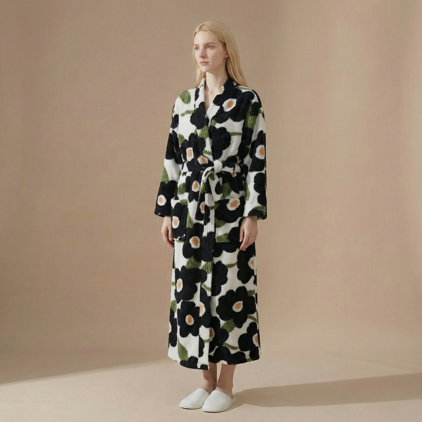 Peignoire Velour Polaire Femme