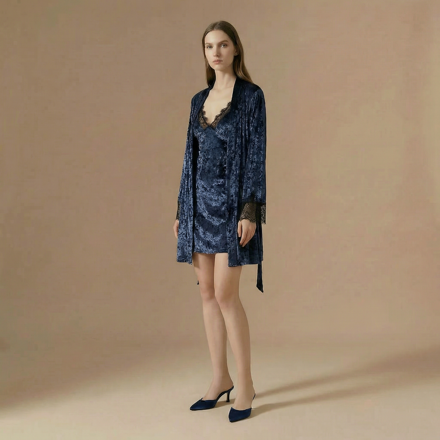 Ensemble Peignoir Et Robe De Chambre Femme