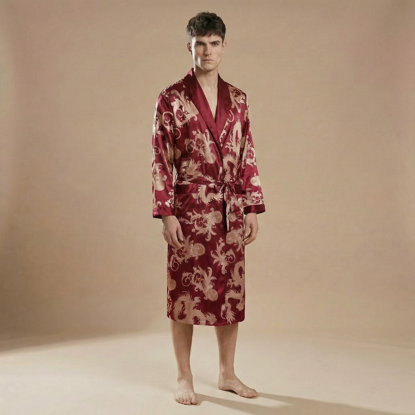 Dragons Dorés sur Rouge