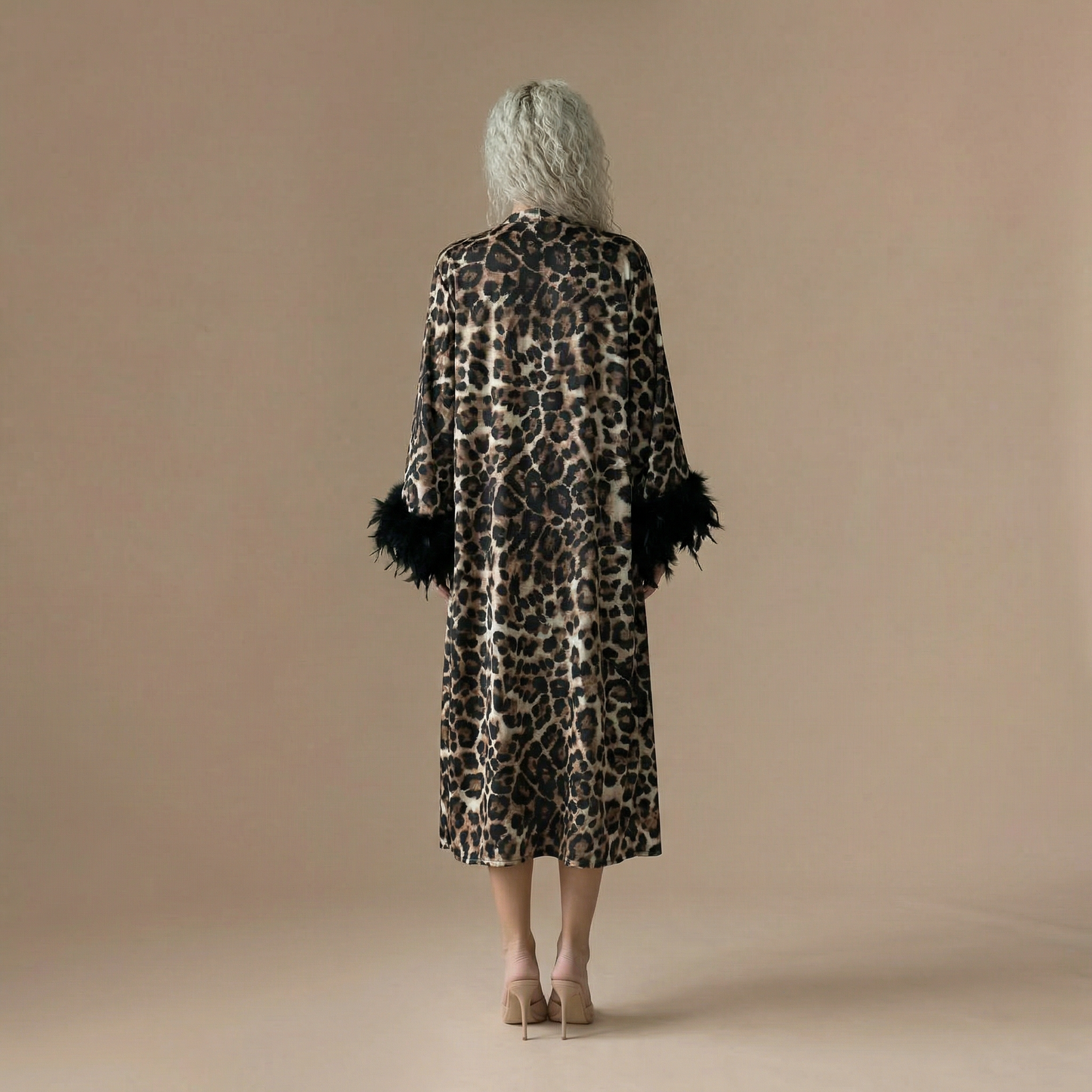 Peignoir Léopard Femme