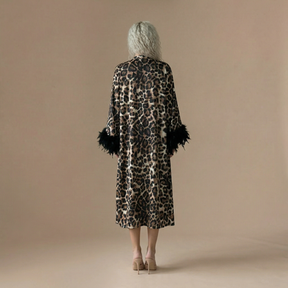 Peignoir Léopard Femme