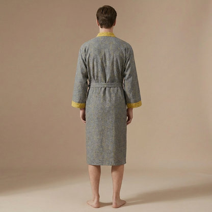 Peignoir Long En Coton Pour Homme