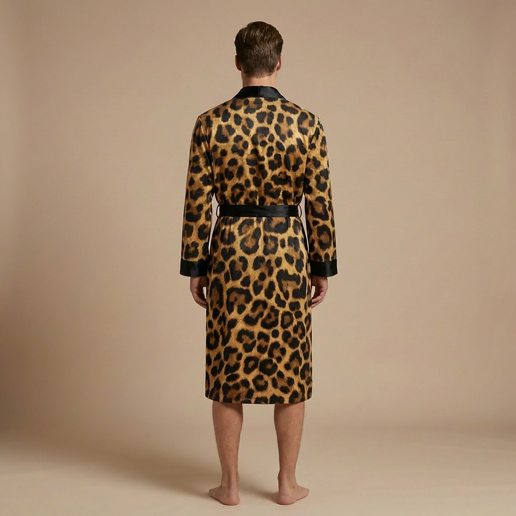 Peignoir Léopard Homme