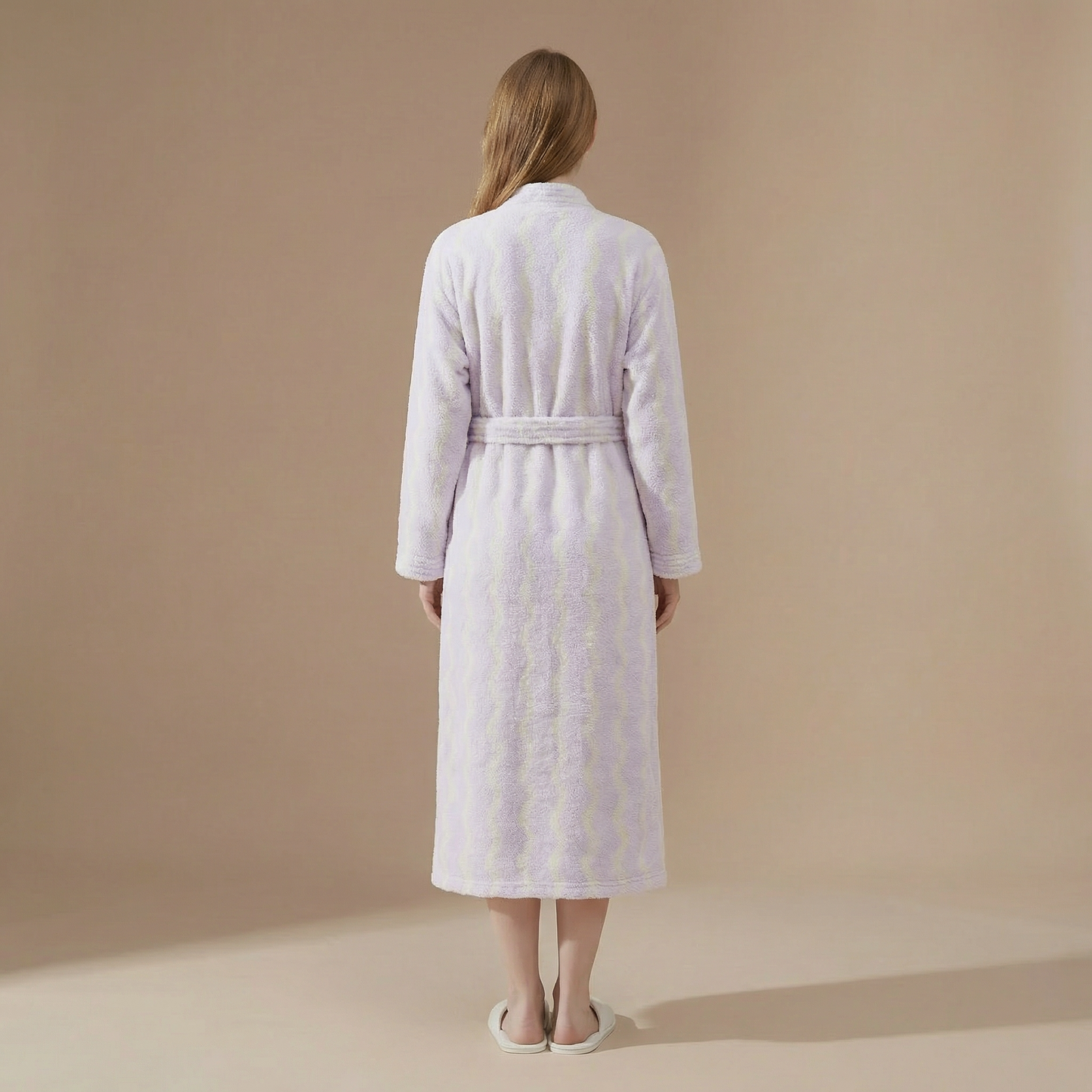 Peignoir De Bain Long Velour Femme