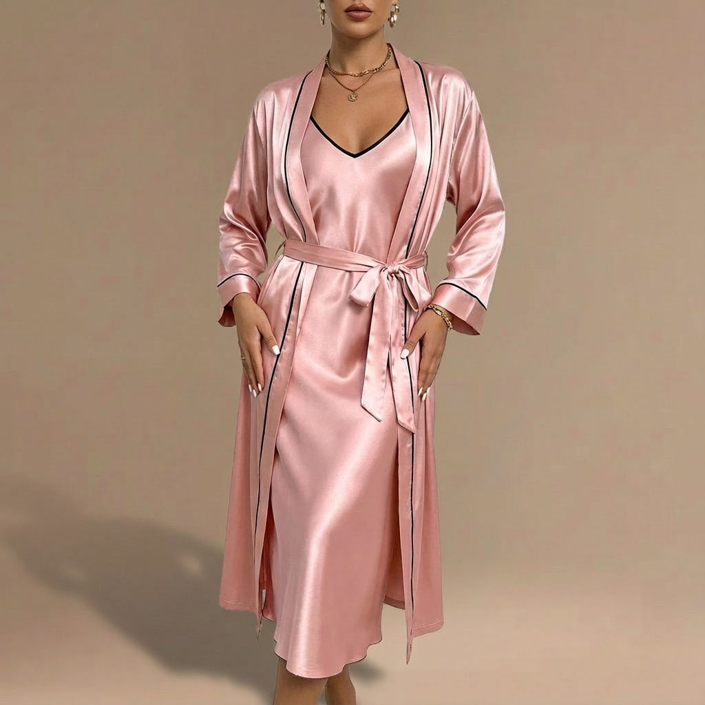 Ensemble de Nuit Satin – Femme