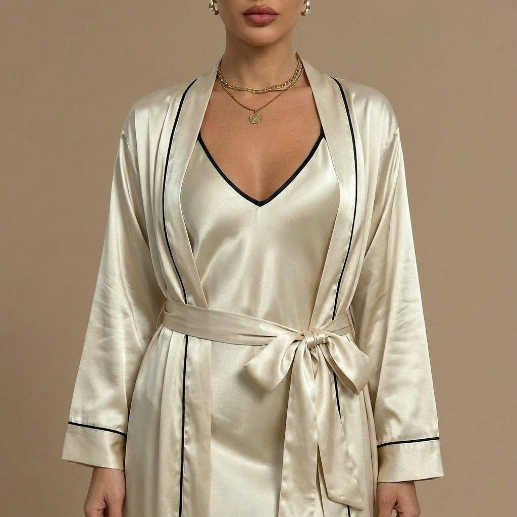 Ensemble de Nuit Satin – Femme