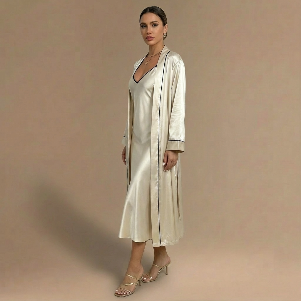 Ensemble de Nuit Satin – Femme