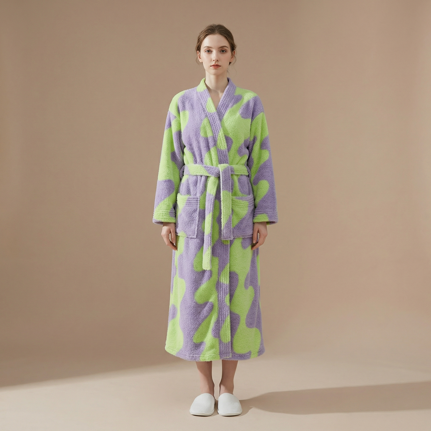 Peignoir Grande Taille Femme En Velours