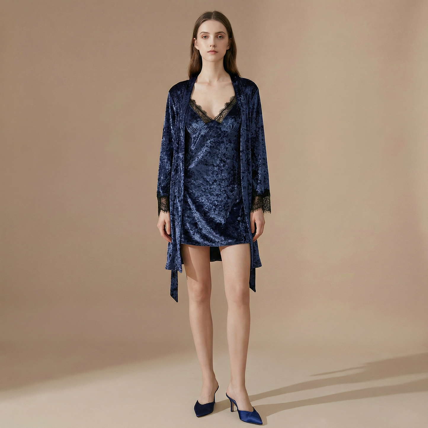 Ensemble Peignoir Et Robe De Chambre Femme