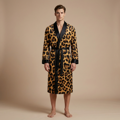 Peignoir Léopard Homme