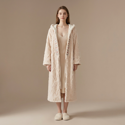 Peignoir En Peluche Femme