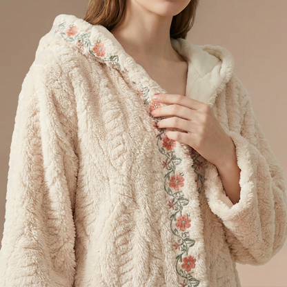 Peignoir En Peluche Femme