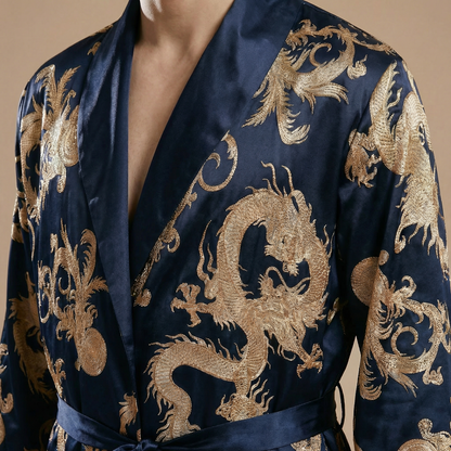 Dragons sur Bleu Marine