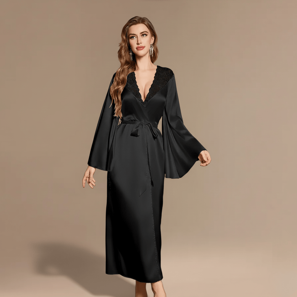 Décolleté Peignoir Femme – Confort & Élégance Absolue à Découvrir