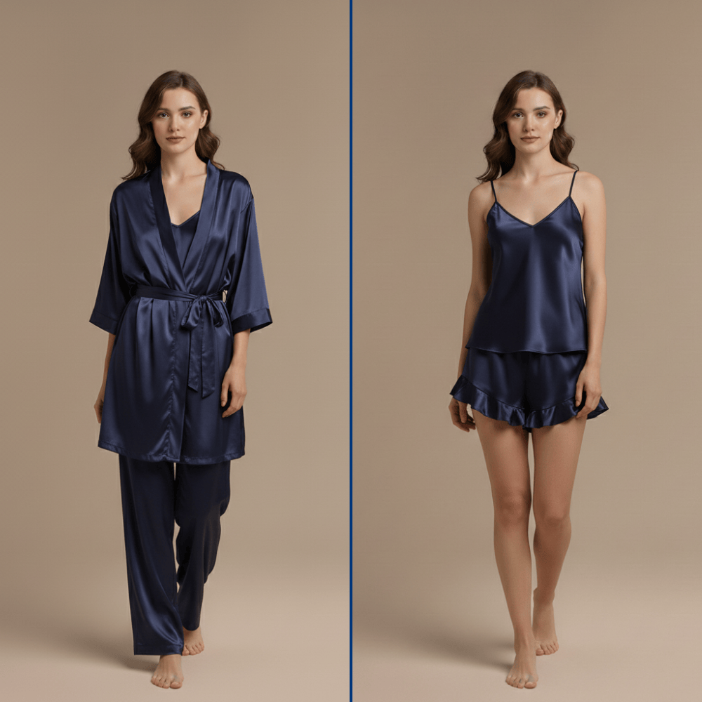 Ensemble de Nuit Femme Satin – Élégance Sensuelle Irrésistible