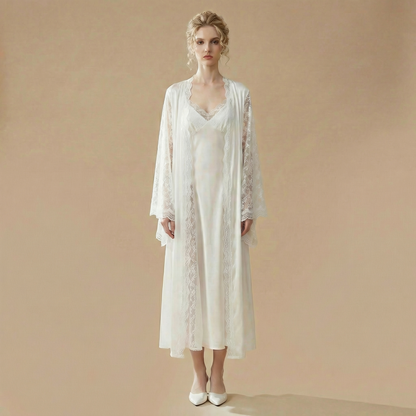 Ensemble Robe De Nuit Et Peignoir