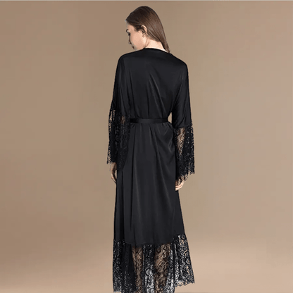 Kimono Dentelle Long – Sublimez Votre Style avec Élégance Unique