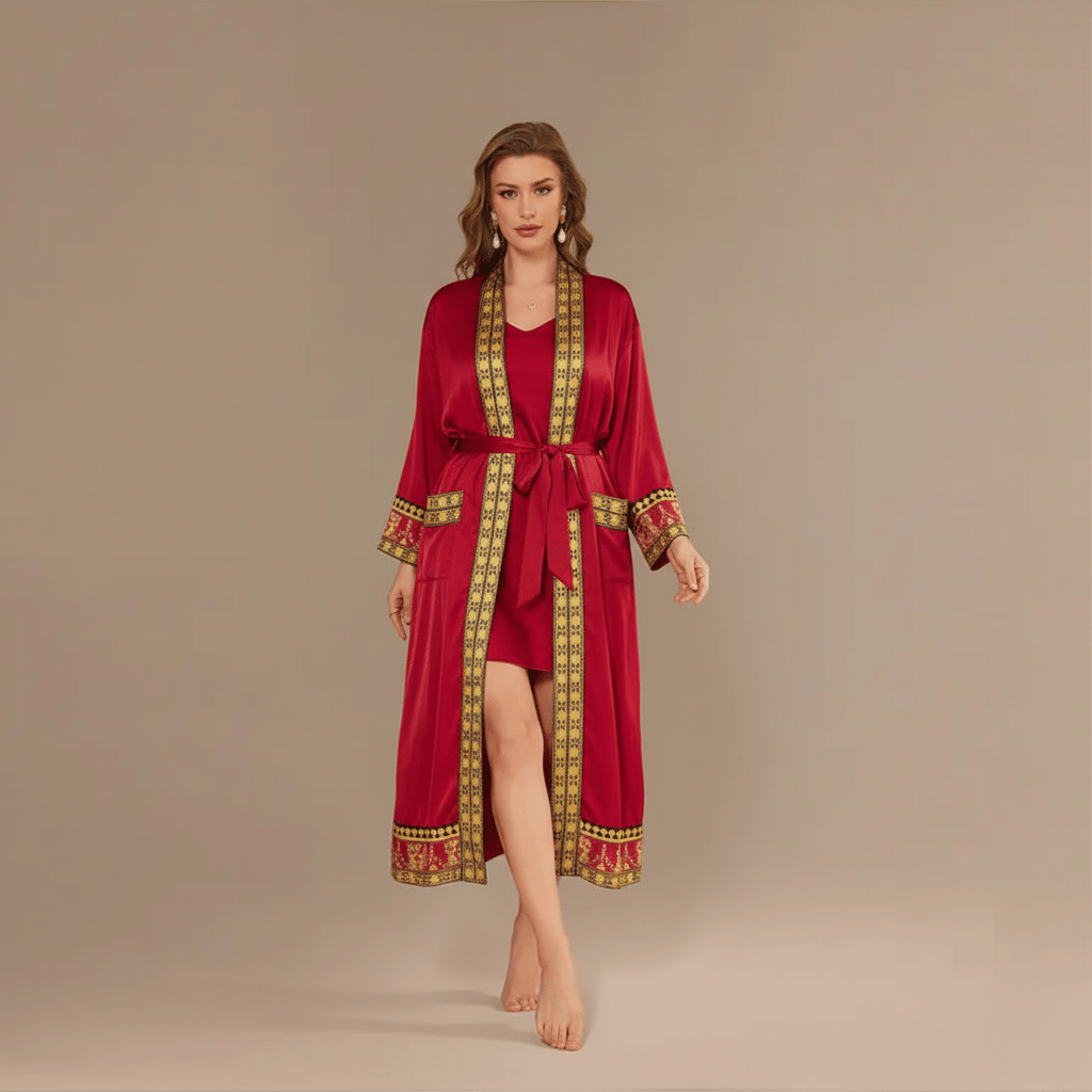 Peignoir Baroque – Confort & Élégance Absolue à Découvrir