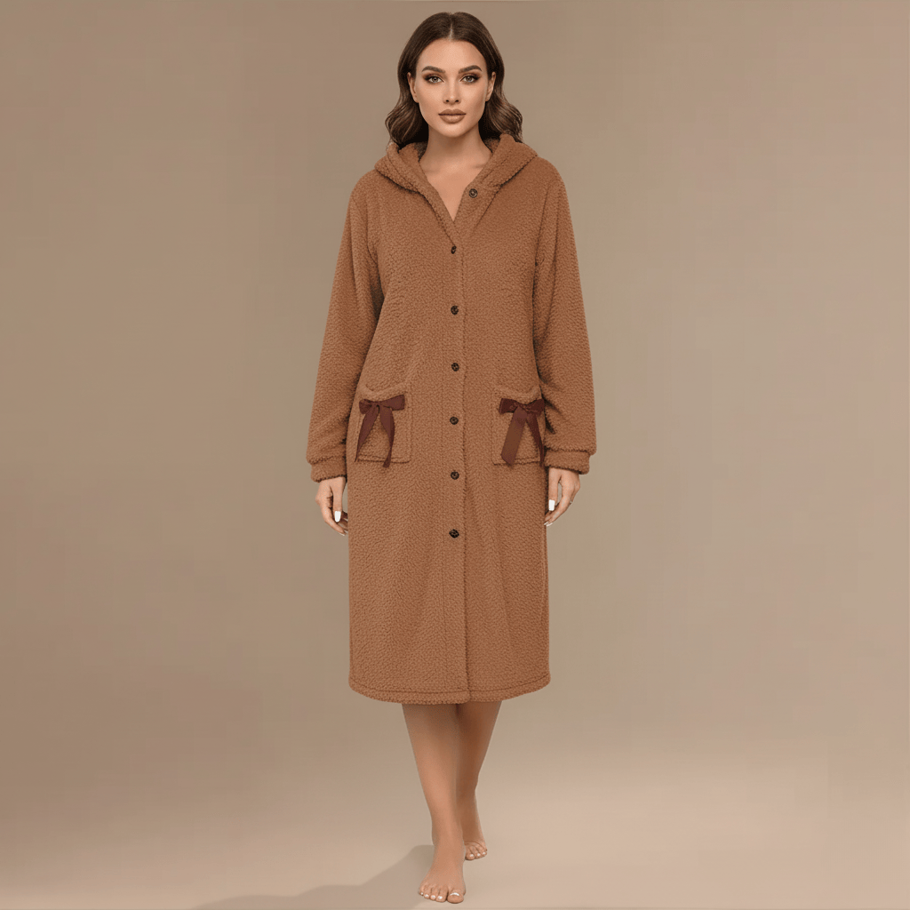 Peignoir Boutonné Femme – Élégance et Confort Inégalés à Découvrir
