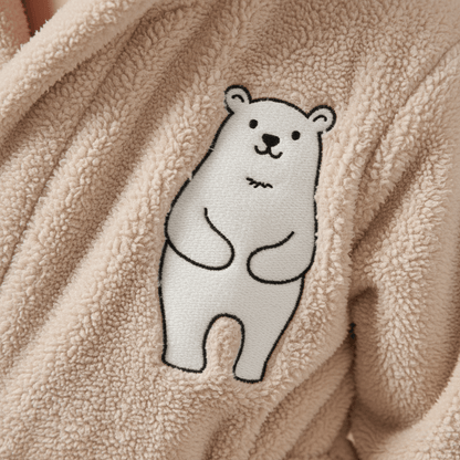 Peignoir Brodé Enfant – Confort Absolu pour des Moments Douillets
