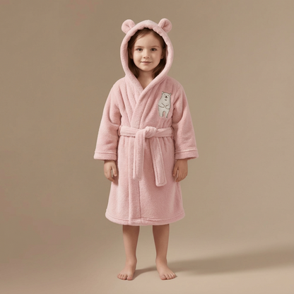 Peignoir Brodé Ours – Enfant