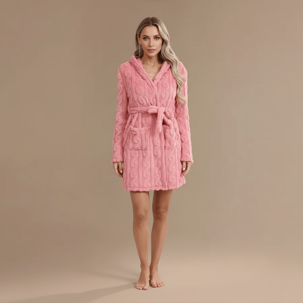 Peignoir Court Eponge Femme – Pour un confort doux et élégant