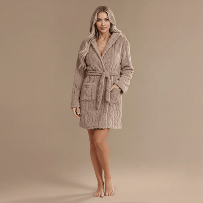 Peignoir Court Eponge Femme – Pour un confort doux et élégant