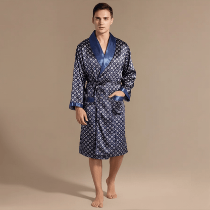 Peignoir Court Homme Satin – Élégance et confort pour séduire