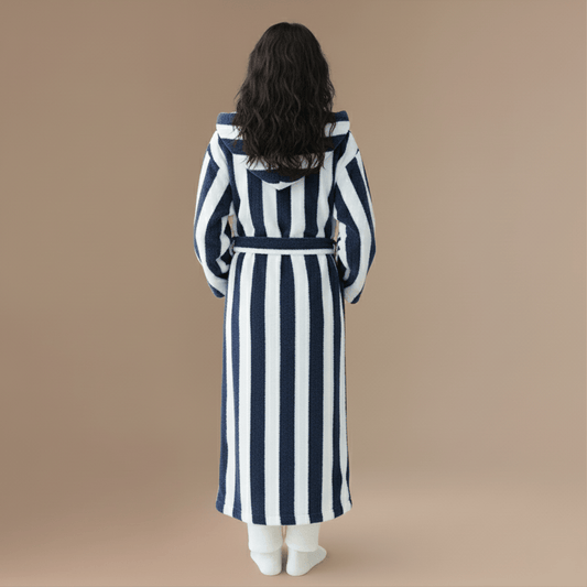 Générique Peignoir Femme Long Épais En Flannel Polaire - Robe De