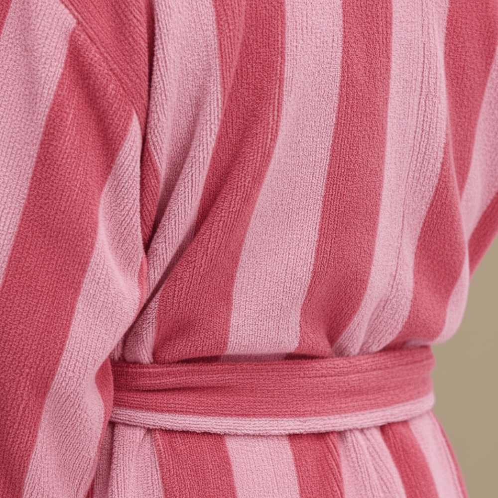 Peignoir Éponge Rose Femme – Confort ultime et élégance douce