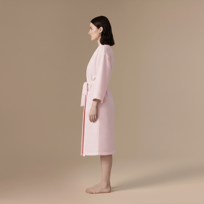 Peignoir Femme Coton Gaufré – Élégance Confort et Douceur Inégalée