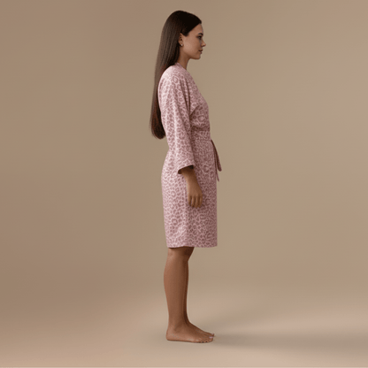Peignoir Femme Coton Rose – Élégance et Confort à Découvrir