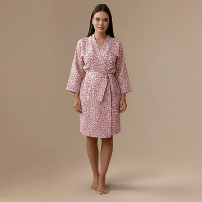 Peignoir Femme Coton Rose – Élégance et Confort à Découvrir