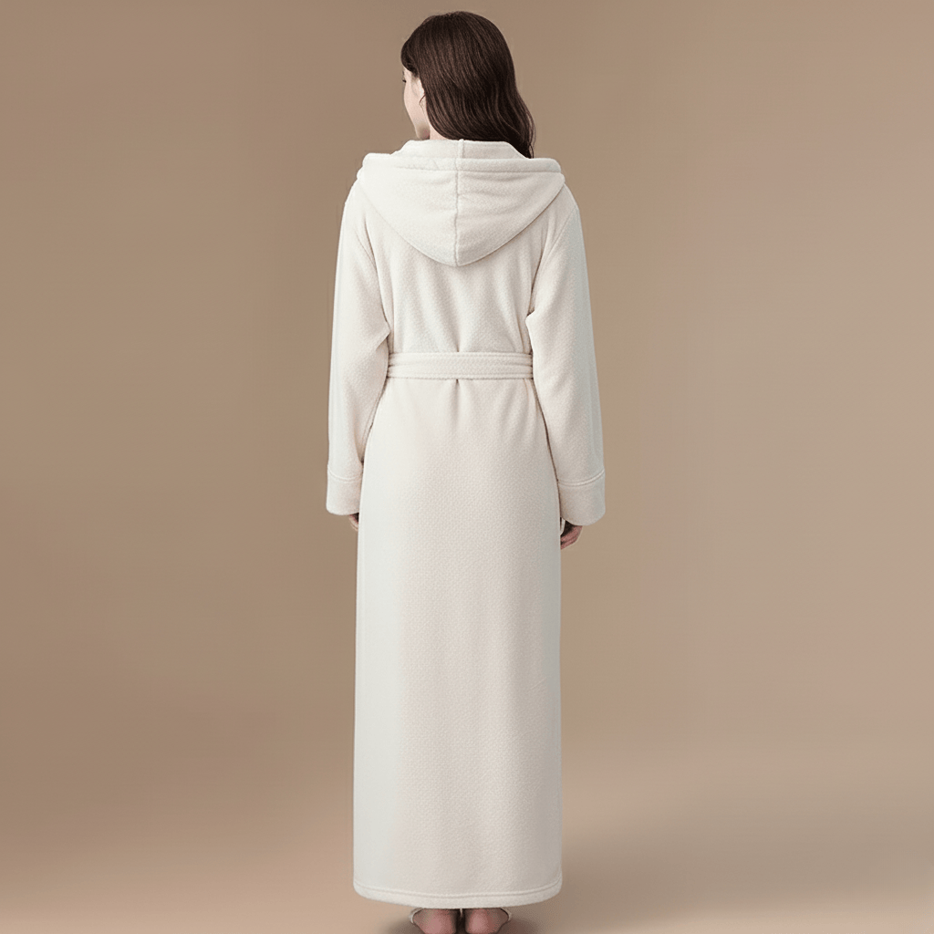 Peignoir Femme Long Hiver – Flanelle douce et chaude
