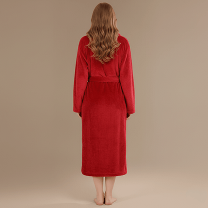 Peignoir Femme Rouge - Élégance et Confort, Craquez Dès Maintenant