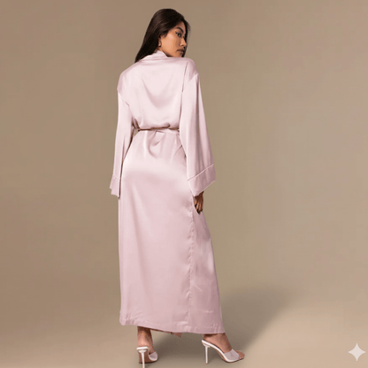 Peignoir femme satin long – Élégance et confort irrésistibles