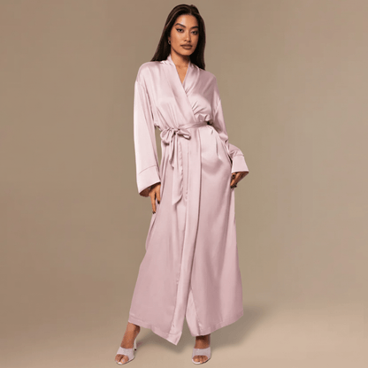 Peignoir femme satin long – Élégance et confort irrésistibles