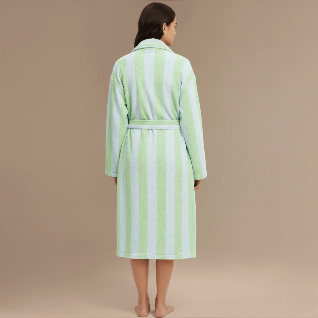 Peignoir Femme Vert – Confort ultime et élégance douce