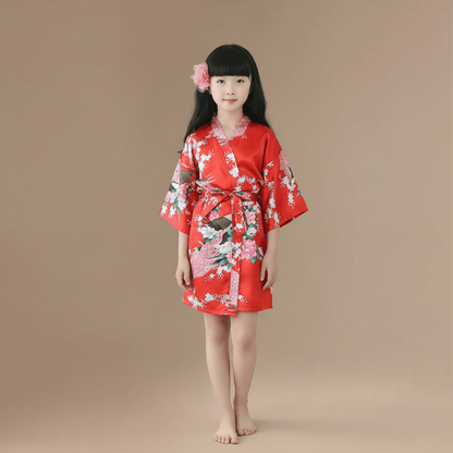 Peignoir Fleur Enfant : Élégance Douce et Confort Irrésistible