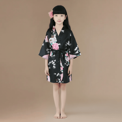 Peignoir Fleur Enfant : Élégance Douce et Confort Irrésistible