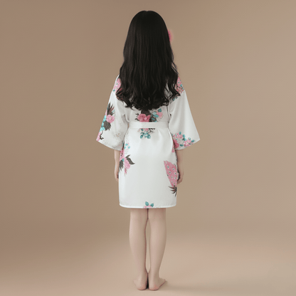 Peignoir Fleur Enfant : Élégance Douce et Confort Irrésistible