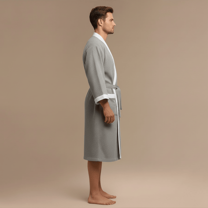 Peignoir Gaufré Homme – Confort Luxueux & Style Incomparable
