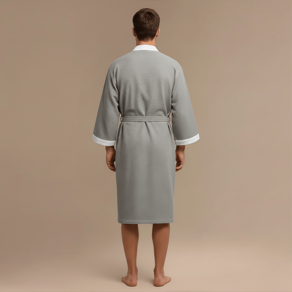Peignoir Gaufré Homme – Confort Luxueux & Style Incomparable