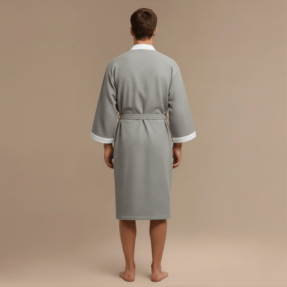 Peignoir Gaufré Homme – Confort Luxueux & Style Incomparable