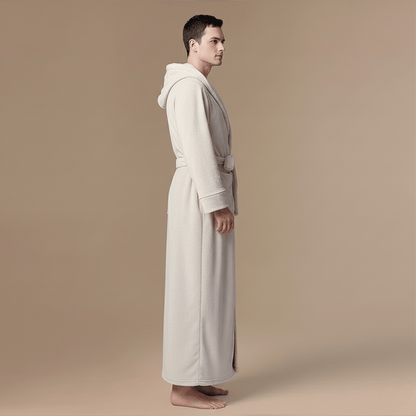 Peignoir Hiver Homme – Flanelle longue, chaleur douce