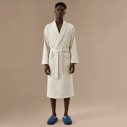 Peignoir Homme Coton Éponge – Confort Ultime et Style Élégant