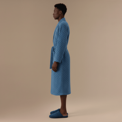Peignoir Homme Coton Éponge – Confort Ultime et Style Élégant