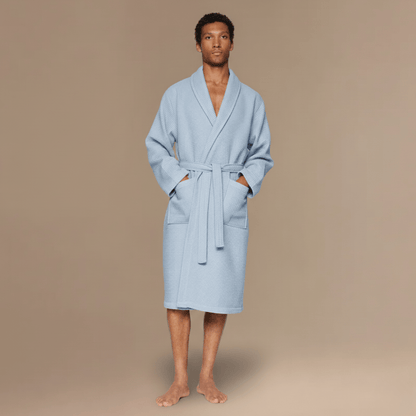 Peignoir Homme Nid d'Abeille – Confort Luxe et Élégance Inégalée