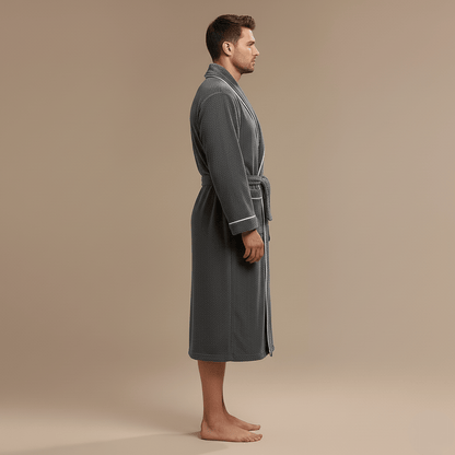 Peignoir Homme Polaire Luxe – Chaleur moelleuse & style