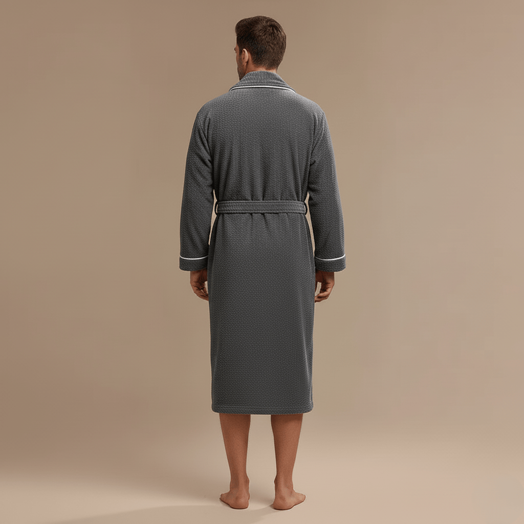 Peignoir Homme Polaire Luxe – Chaleur moelleuse & style